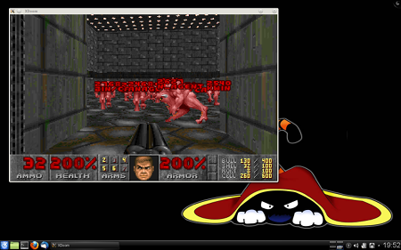 ps-DOOM running on Debian 8 ('jessie') x86_64.