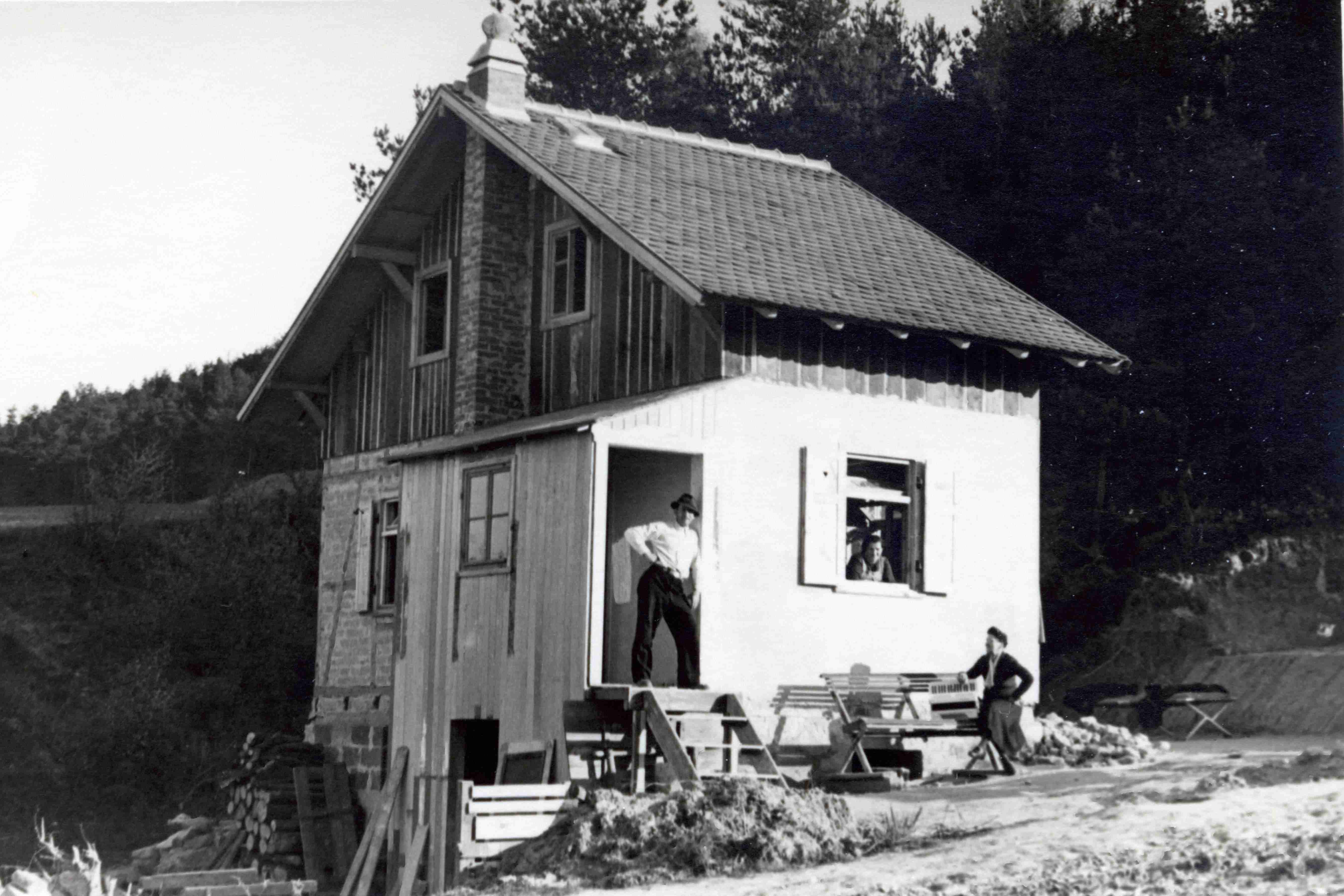 Das ursprüngliche Gebäude 1949